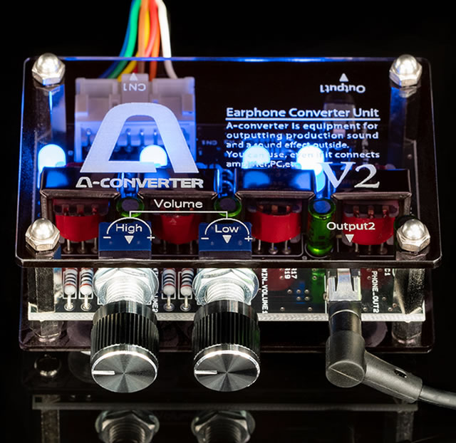 A-コンバーターV2 【4ch】 高音・低音を個別で調節 視覚と聴覚で自分