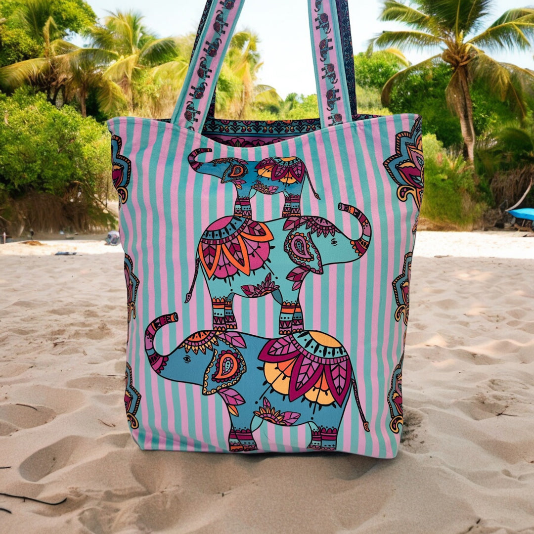 The Luxury Velvet Shopper - Indian Elephants Sewing Kit – Amber Makes