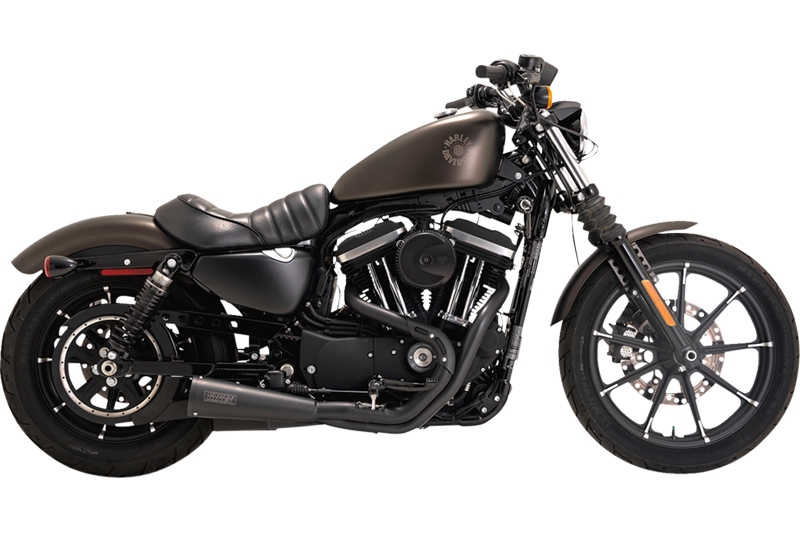 PCX搭載】VANCE＆HINES ステンレス UPSWEEP 2in1マフラー ブラック