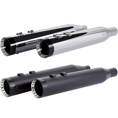 4.5インチ HP-Plus スリップオンマフラー トレーサーティップ - Khrome