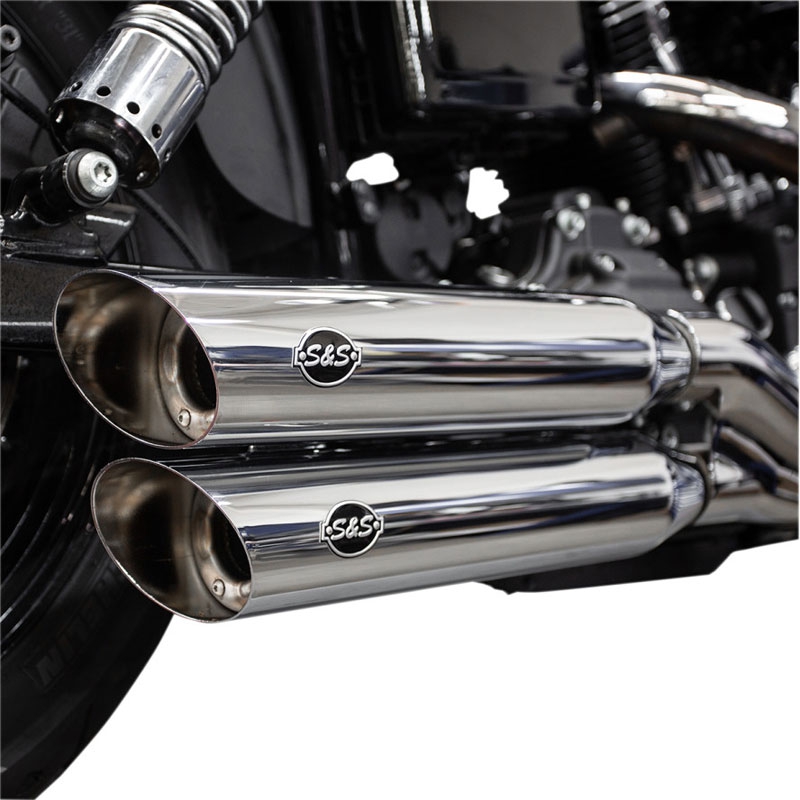 スラッシュカット スリップオンマフラー ダイナモデル用 - S＆S