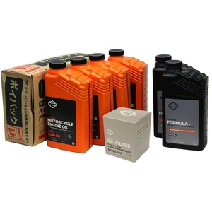 ハーレー純正 エボ、ツインカム用 オイルセット - Harley Davidson