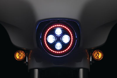 Orbit Prism LEDヘッドライト Kuryakyn ハーレーカスタム