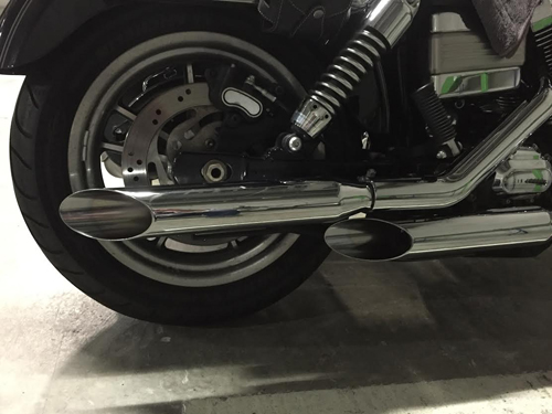 3インチ HP-Plus スリップオンマフラー ダイナモデル用 - Khrome Werks