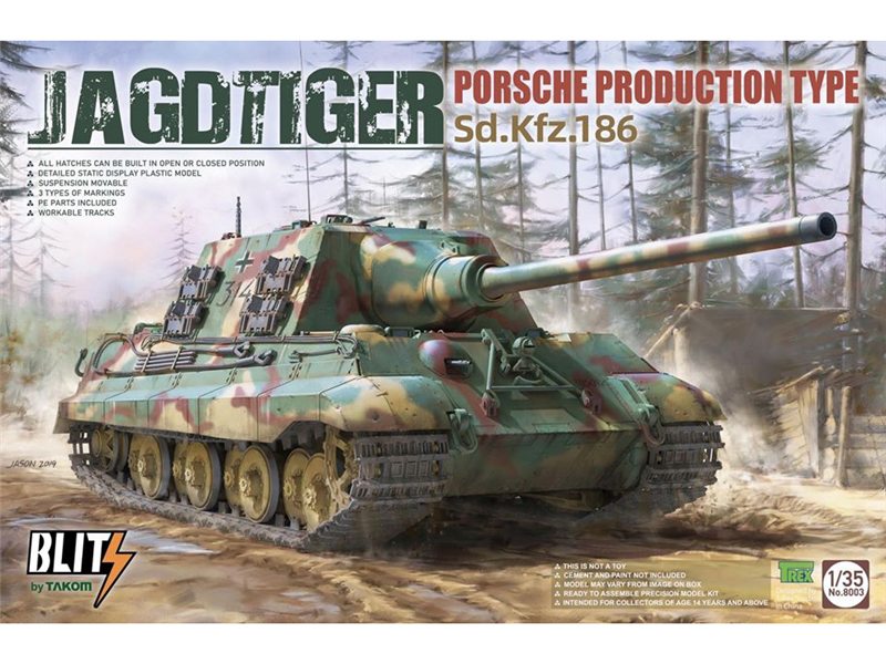 AMPS Reviews - Takom- Jagdtiger Porsche Production Type - Armor