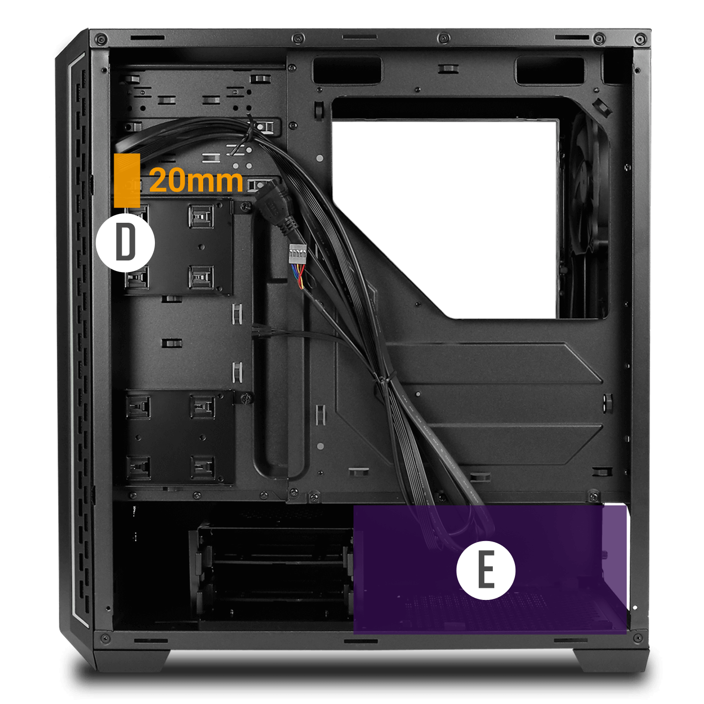 P7 SILENT is the Best Silent PC Mid Tower Case with ATX/2 x 120mm