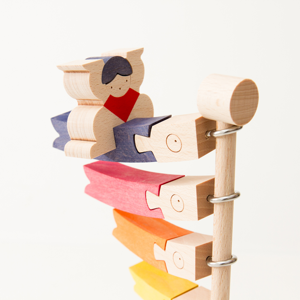 鯉のぼり(小)【小黒三郎の五月人形】【KK215】 | ANDCHILD