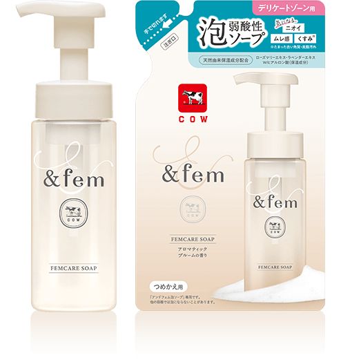 泡ソープ|＆fem（アンドフェム）