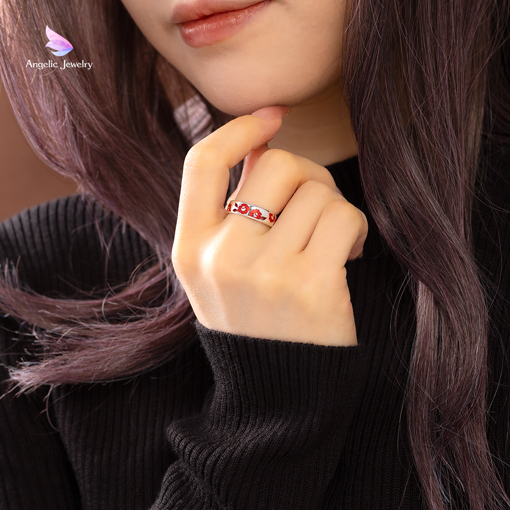 しとやかな誇り -椿リング- Angelic Jewelry