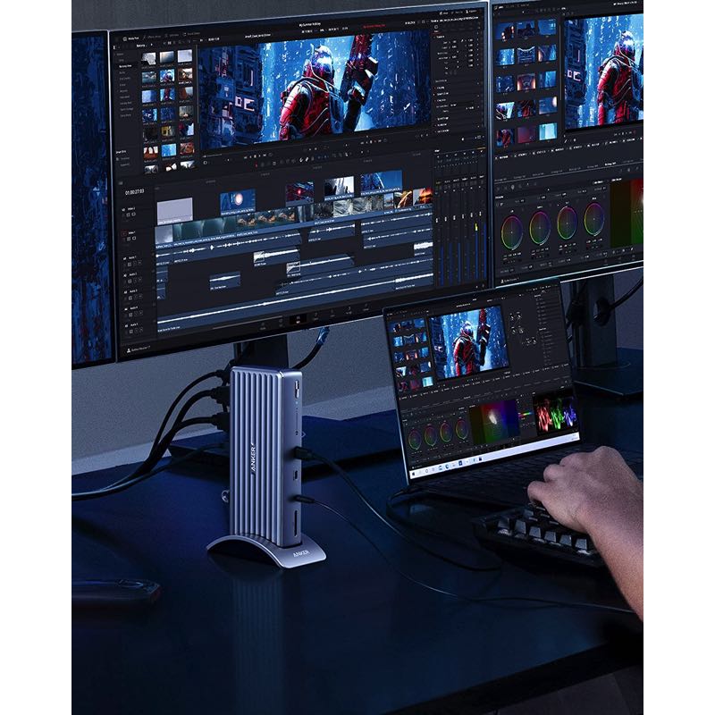 Anker PowerExpand Elite 12-in-1 Thunderbolt 4 Dock (APEX) 用