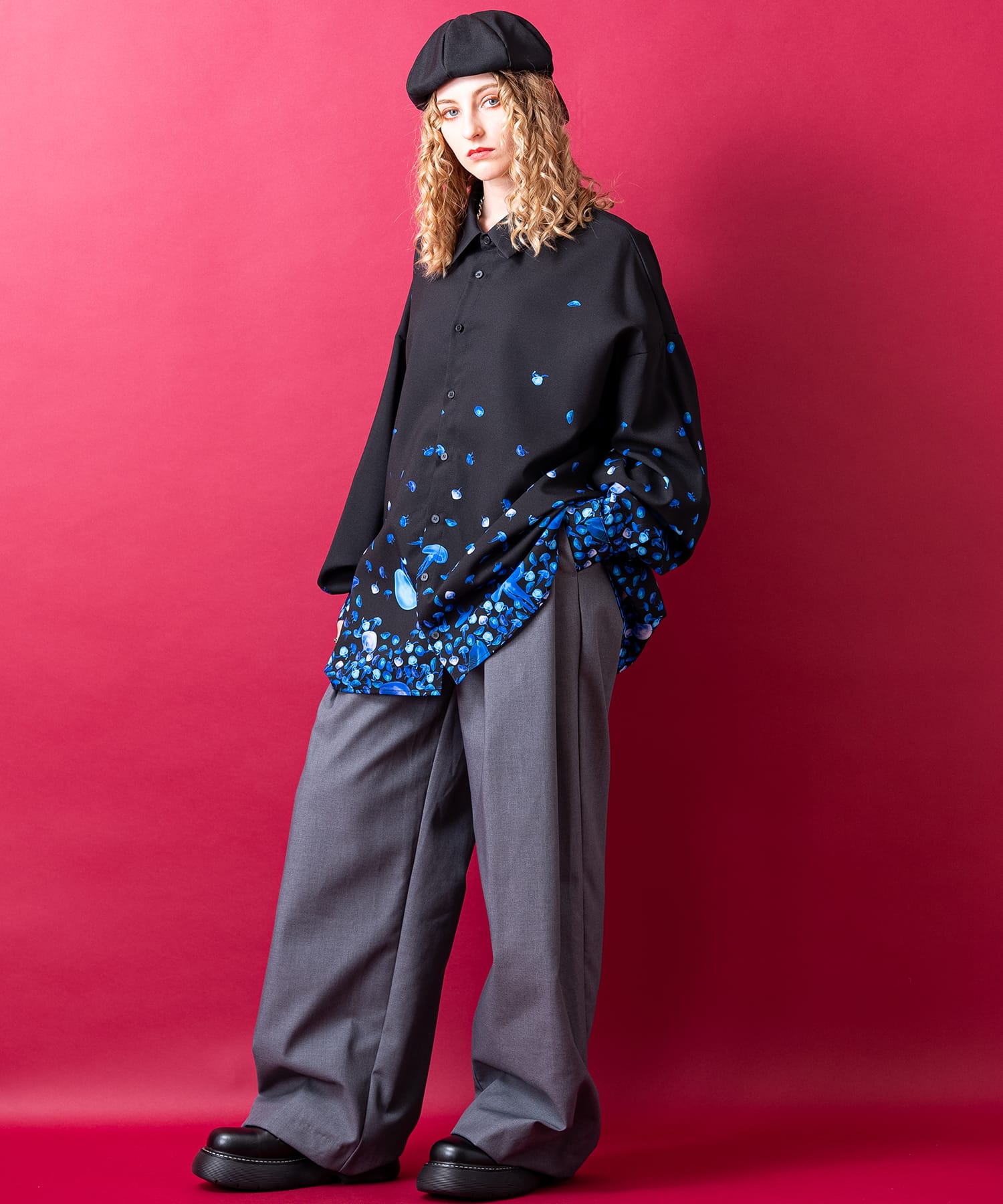 バラバラクラゲシャツ -オーバーサイズ- ankoROCK(アンコロック