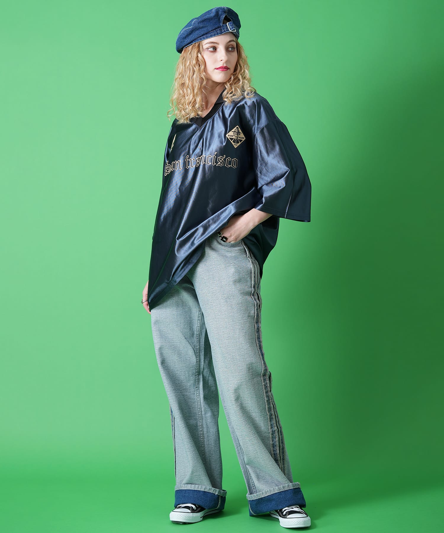 ナンバリングサッカーゲームシャツ / メンズ レディース オーバー