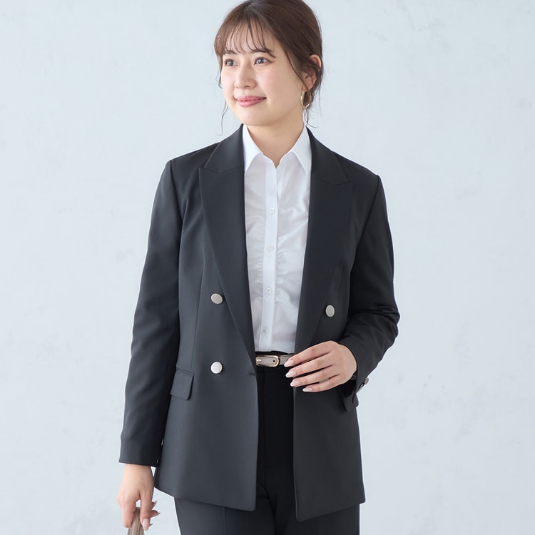 特価】【WEB限定価格】Oggiコラボ 2Wayストレッチツイル ダブルジャケ