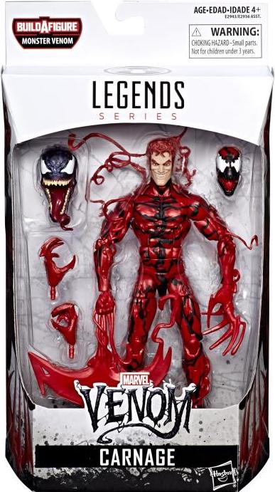 Marvel Legends Carnage Monster Venom Build A