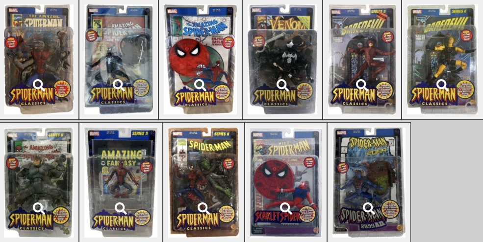 Marvel Legends Spider Man Classics Spider-Man (Black Costume)