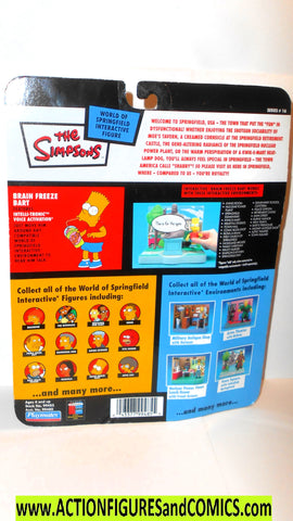 simpsons BART Brain Freeze playmates 2004 series 16 moc