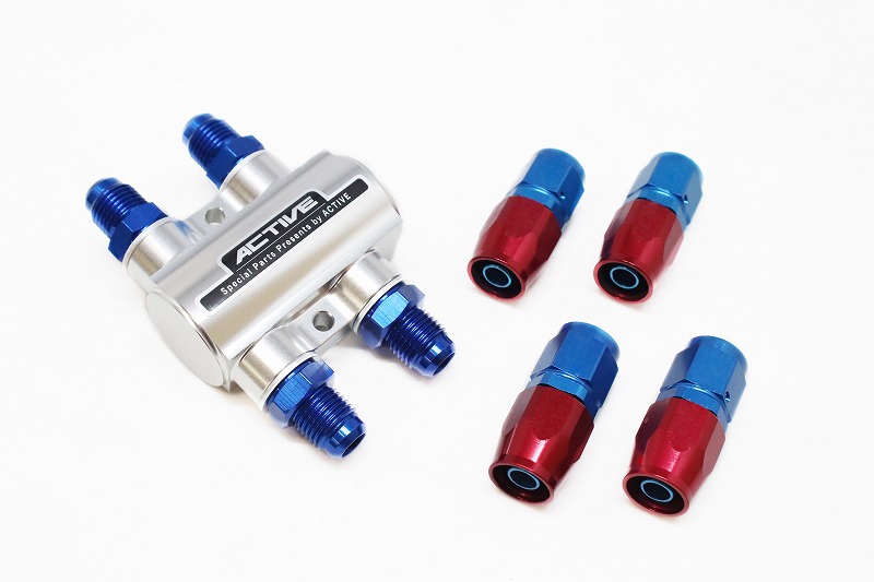 サーモスタットキット #6 シルバー (ストレートフィッティング×4) | ACTIVE