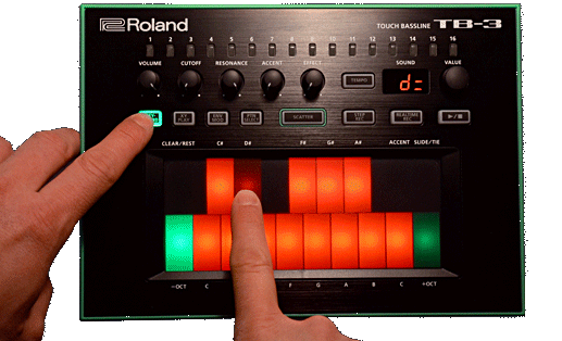 Roland Aira TB-3 Settings Famous Patterns