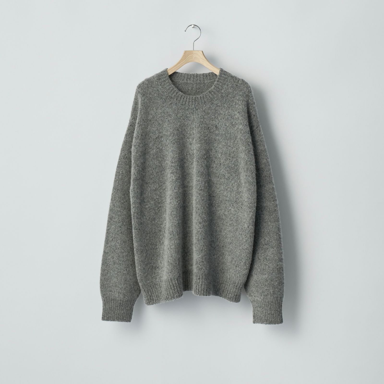 ssstein - 【残り一点】Cashmere/Sable Tweed Knit Crew Neck LS