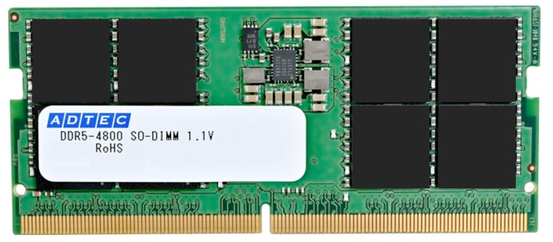 DDR5 メモリモジュール SO-DIMM 発売開始 - 株式会社アドテック