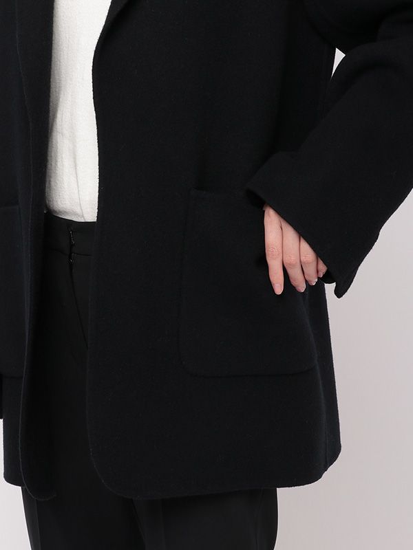 ETRE TOKYO - ウールリバージャケット - BLACK | ADDICT WEB SHOP