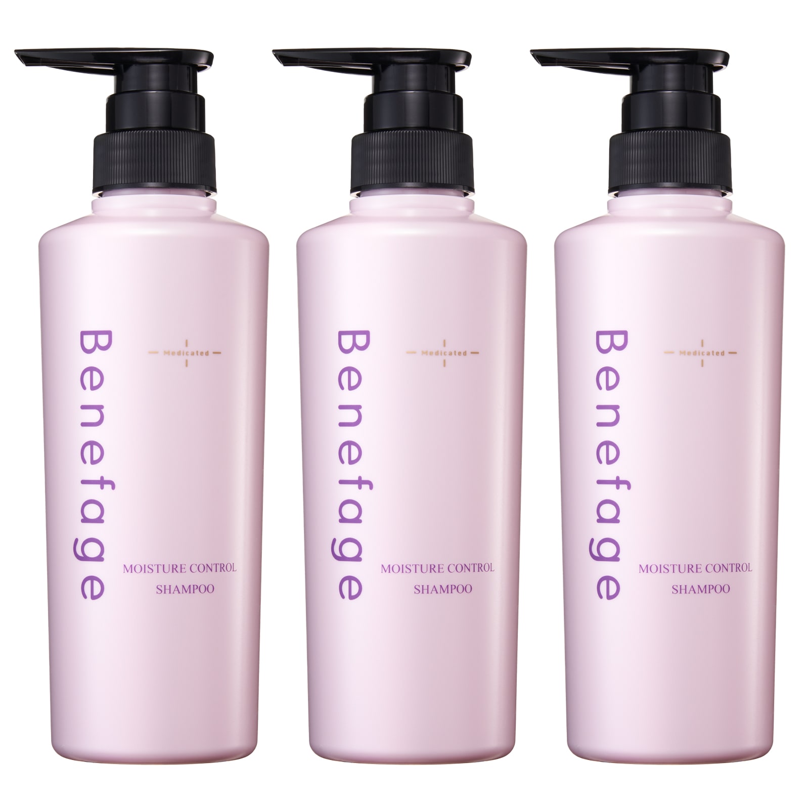 ベネファージュ 薬用モイスチャーコントロールシャンプー 3本セット M