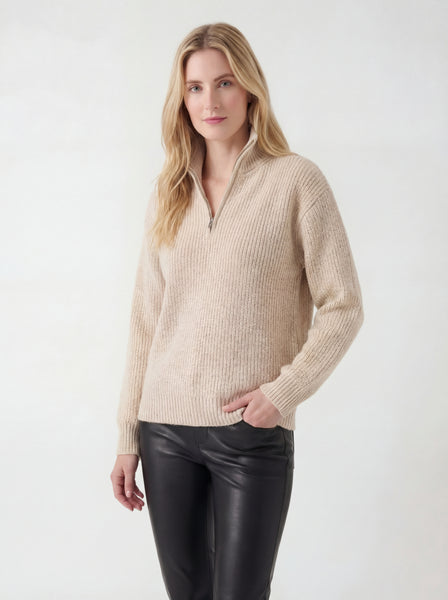 Wadhams Quarter Zip Sweater (Ivory) – Adirondack Field
