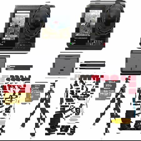 DJI Osmo Action 4 Camera Adventure Combo, Bundle w/Extreme Sport