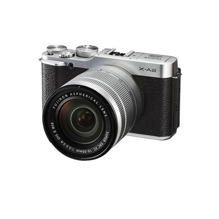 Fujifilm X-A2 Mirrorless Camera with XC 16-50mm f/3.5-5.6 Lens- Silver