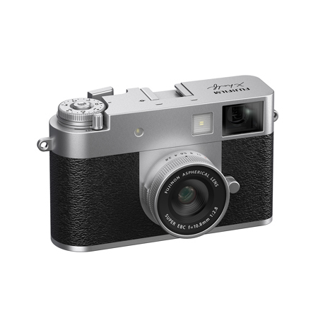 Fujifilm X half Digital Camera, Silver, Free Accessories Bundle