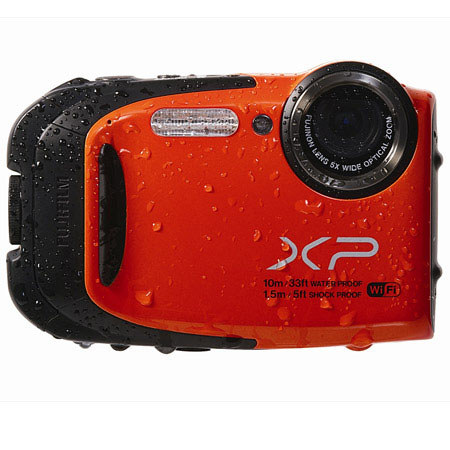 Fujifilm FinePix XP70 Digital Camera, Orange - Adorama