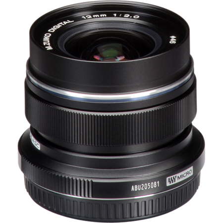 Olympus M.Zuiko Digital ED 12mm f/2 Lens for Micro Four Thirds