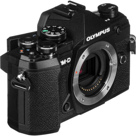 Olympus OM-D E-M5 Mark III Mirrorless Camera Body, Black V207090BU000