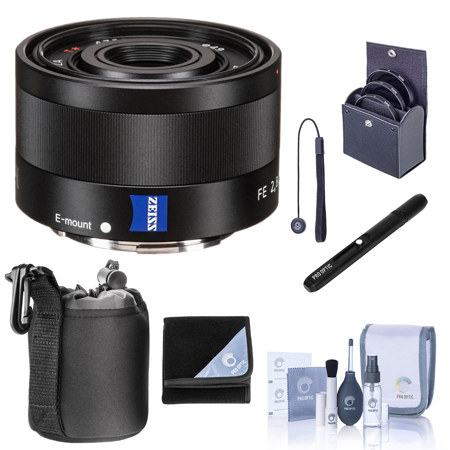 Sony Sonnar T* FE 35mm f/2.8 ZA Lens for Sony E with Accessories