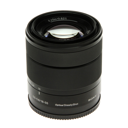 USED Sony 18-55mm F/3.5-5.6 E Mount OSS Lens, Black - Adorama