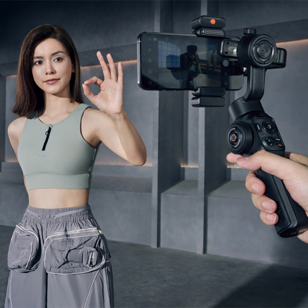 Zhiyun SMOOTH 5S AI 3-Axis Handheld Gimbal Stabilizer Combo for