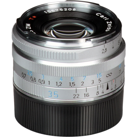Zeiss 35mm f/2.8 C Biogon T ZM Lens, Silver 1486-394 - Adorama