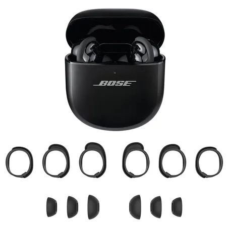 Bose QuietComfort Ultra Wireless Noise Cancelling Earbuds, Black