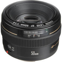 Canon EF 50mm f/1.4 USM Lens 2515A003 - Adorama
