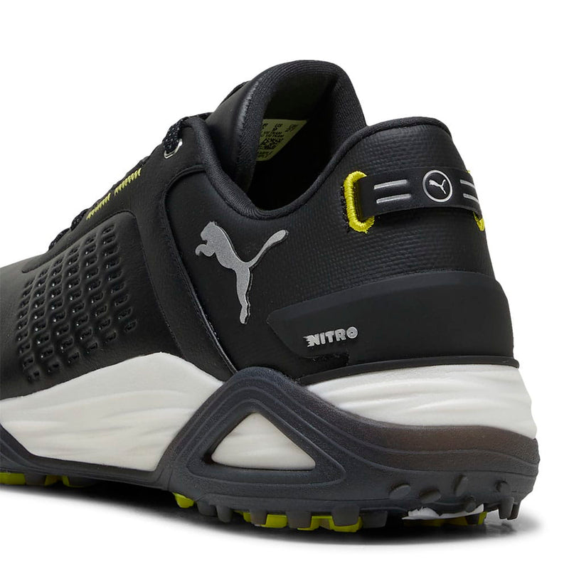 Puma Shadowcat NITRO Leather Spikeless Waterproof Shoes - Black/White