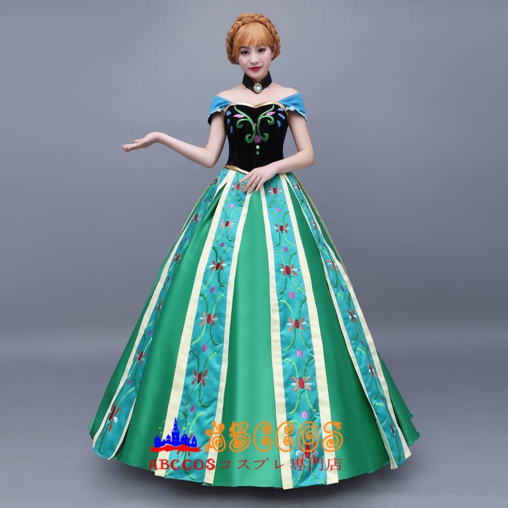 ABCCOSコスプレ専門店」Frozen アナと雪の女王 アナ Anna コスプレ衣装