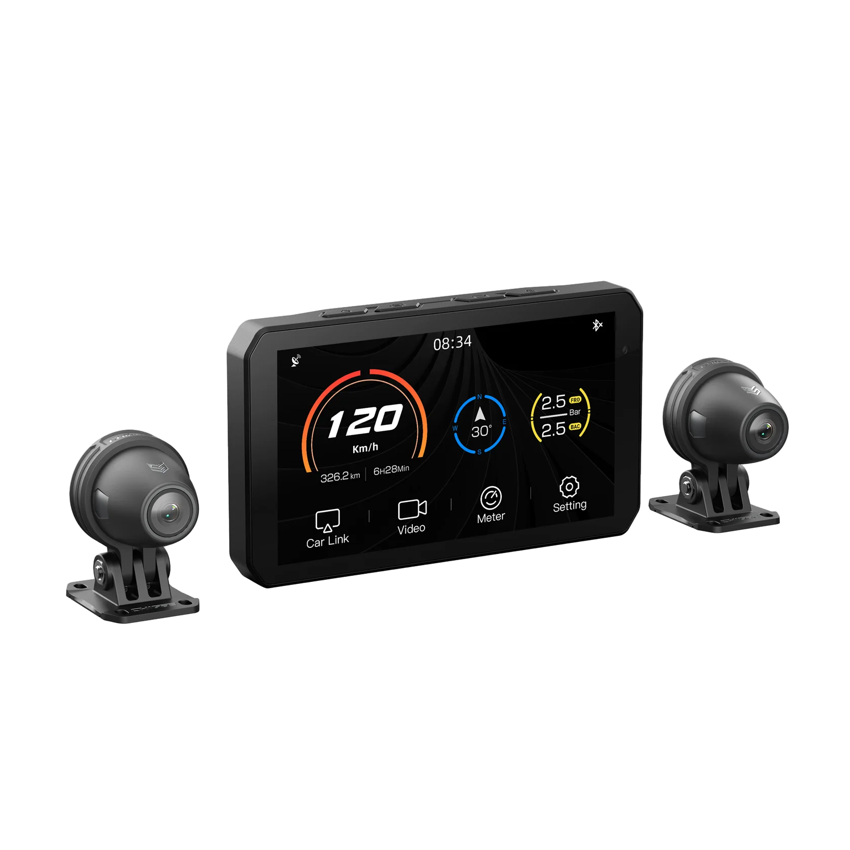 AIO-5 Lite：バイクライフを快適に。音楽やナビなどミラーリング可能な