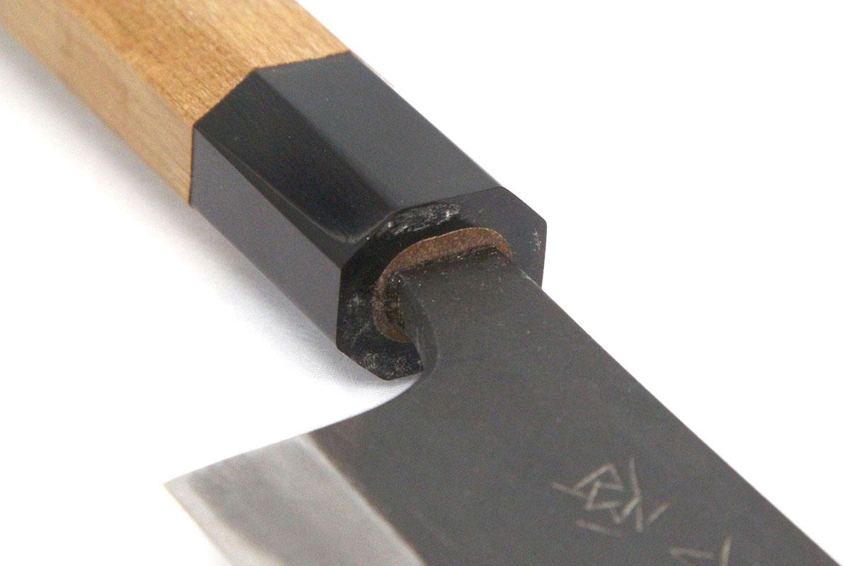 重房作 菜切包丁 五寸半 黒打 桐箱付 KN02-A7842-2L4 | 木屋 | 包丁