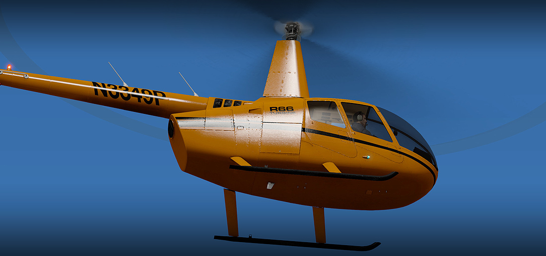R66 TURBINE XPLANE – Alabeo