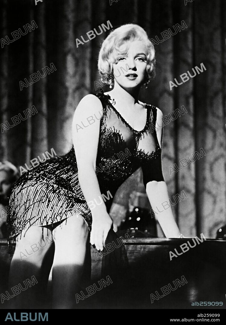 NORMA JEAN BAKER. MARILYN MONROE in SOME LIKE IT HOT, 1959
