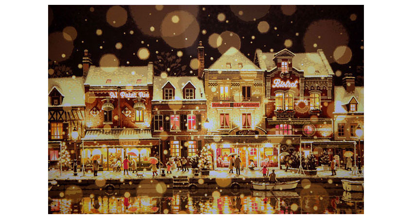 笹倉鉄平 サン・ルーに降る雪｜アートアレックスギャラリー