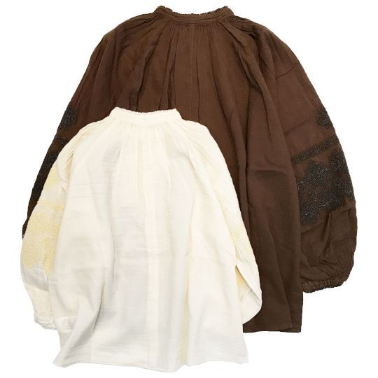 70%OFF】 シーチング シシュウ ブラウス / DENIM DUNGAREE 788116 商品