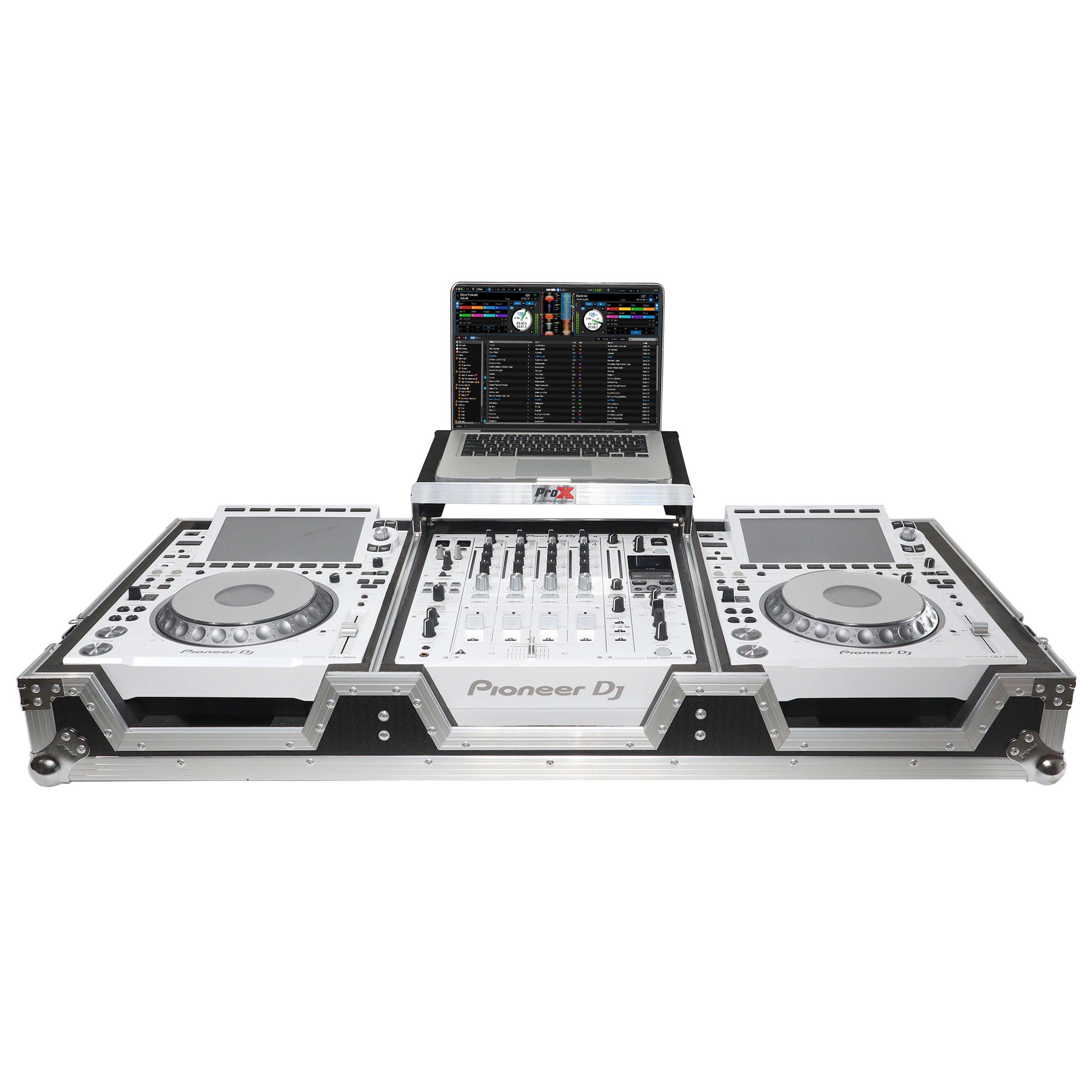 ProX XS-CDM3000WLT Flight Case for 2 Pioneer CDJ-3000 DJ Players +