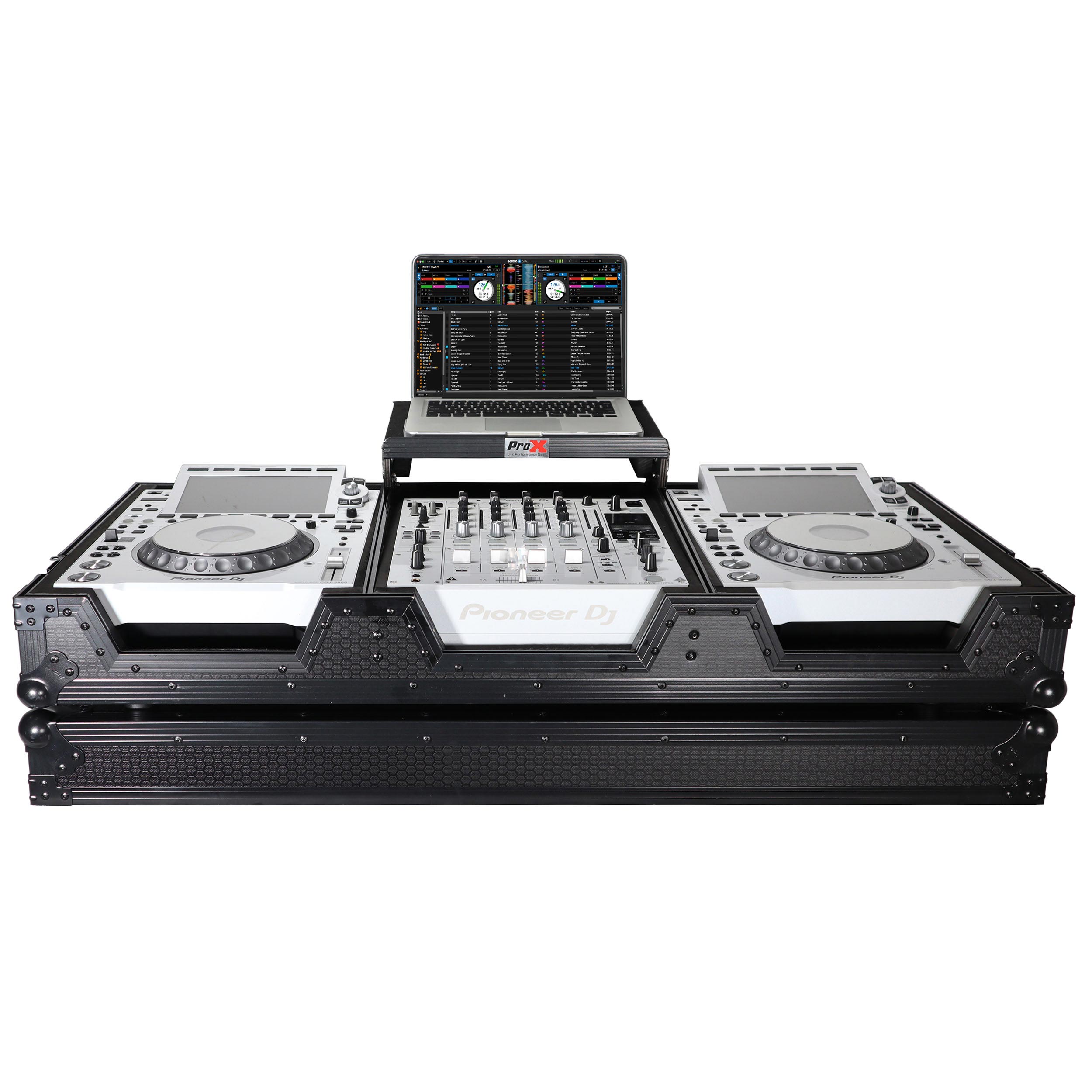 ProX XS-CDM3000WLTBL DJ Coffin Case for 2 Pioneer CDJ Players and
