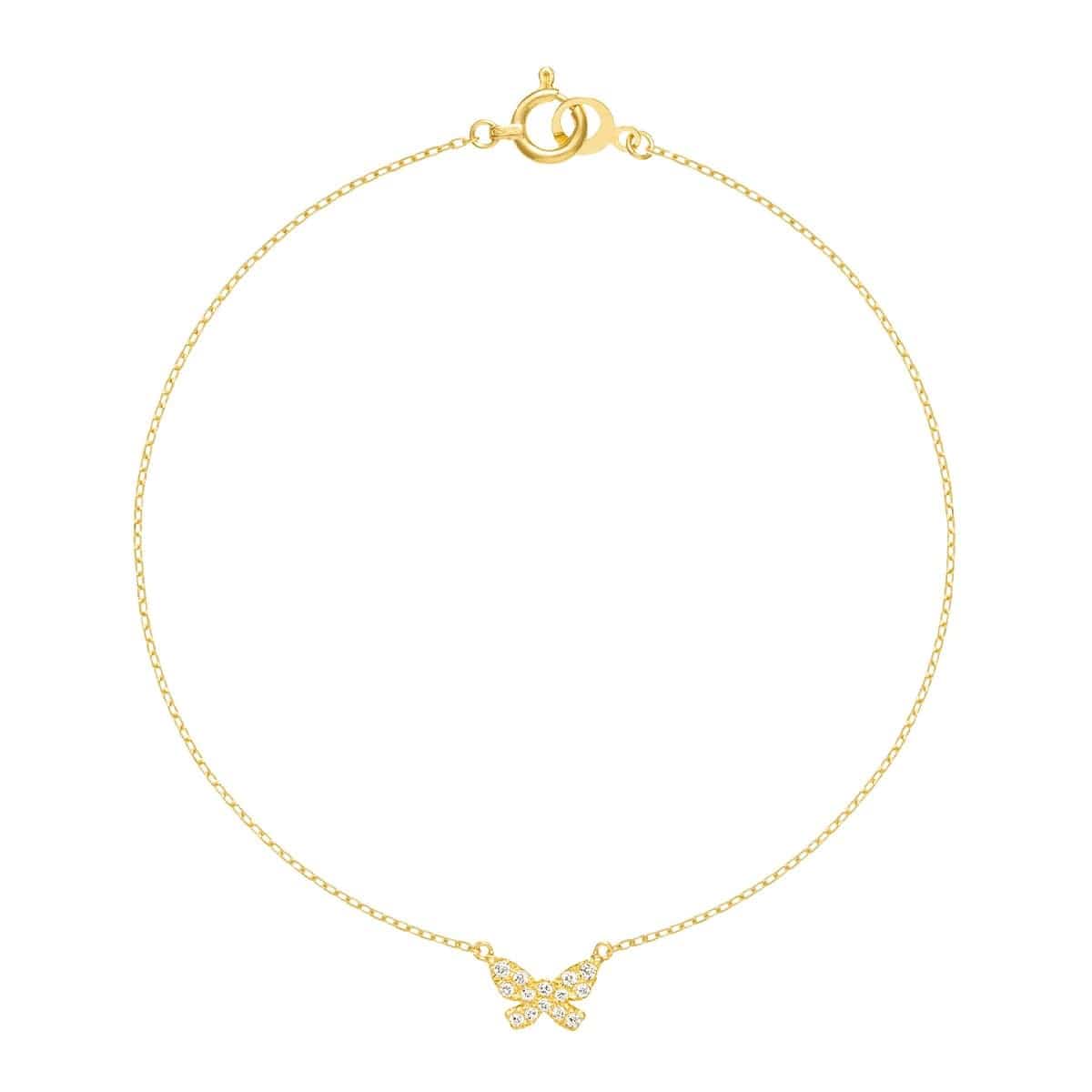 バタフライパヴェ アンクレット | AHKAH / アーカー | 【公式